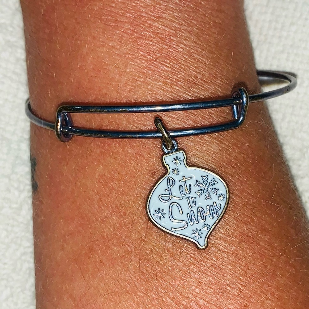 Alex & Ani - Let It Snow - Charm Bracelet
